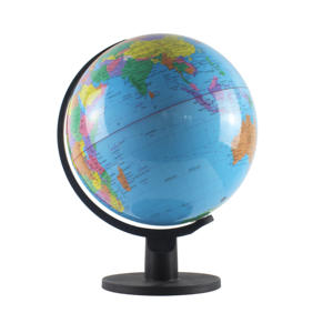 Globe terrestre rotatif de bureau classique, éducatif, carte du monde <span class=keywords><strong>en</strong></span> plastique de 32 cm - Product Image 1