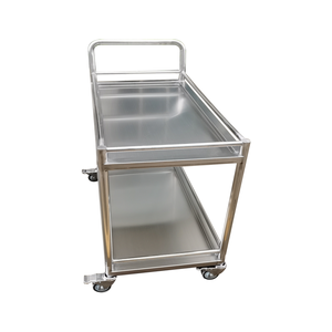 Medical Laboratory Static Free Double Multipurpose Trolley Nursing Instrument <strong>Cart</strong> New Design Trolley Custom <strong>Stainless</strong> <strong>Steel</strong> - Product Image 4