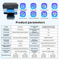Pabrik Printer Inkjet Siheda Harga Langsung 400*500mm A1 Printer UV DTF 2026 2400dpi 2-in-1 dengan Lampu Latar