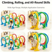 Jouets sensoriels colorés antidérapants pour enfants, tunnel de jeu, grotte à explorer dans d'autres terrains de jeux, équipement de moulage par rotation de qualité supérieure