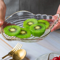Vaisselle en verre créative Unique INS Phnom penh, style nordique créatif, saladier océan créatif, assiette à collation décorative pour dessert, 2022