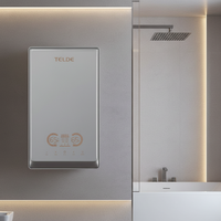 Chauffe-eau sans réservoir, conception sécurisée, protection contre la surchauffe, affichage de la température LED, électrique, en plastique, économie d'énergie, hôtel, maison