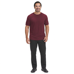 Nouvelle Arrivée 2026 – T-shirt en Jersey de Coton de Haute Qualité pour Homme, Coupe Oversize, Dernier Cri, Style Décontracté, Motif Uni - Product Image 1