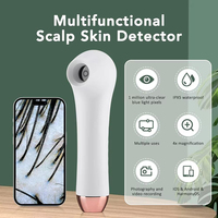 Caméra portative pour le cuir chevelu HD Pixel Magnifier Dermatoscope Phone Tablet Connection Skin Scanner Hair Follicle Detector 1 Million