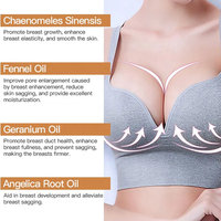 Crème d'Augmentation et de Raffermissement des Seins Naturaful à Base de Plantes pour un Volume Supérieur