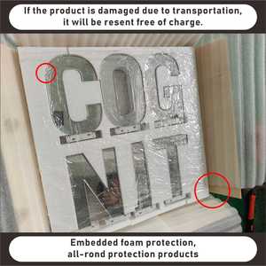 Tùy chỉnh 3D RGB LED signage, lập trình với ngọn lửa năng động & hiệu ứng sóng, 3D logo và nhãn hiệu độc đáo - Product Image 5