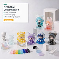 Figura Coleccionable de Personaje de Dibujos Animados en 3D de Resina/PVC, Caja Sorpresa, Decoración, Regalo