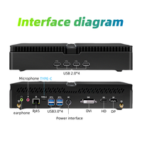Mini Computadora de Escritorio Gamer para Juegos Intel Core i5 i7 i9 12900F NVIDIA RTX3050 3060 64GB RAM DDR4 NVME con Iluminación Colorida