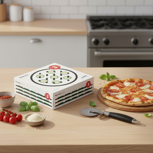 Scatole per <span class=keywords><strong>Pizza</strong></span> Riutilizzabili e Portatili di Varie Dimensioni con Logo Personalizzato, Confezioni di Alta Qualità Ecologiche e Riciclate per Fette di <span class=keywords><strong>Pizza</strong></span> - Product Image 1