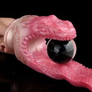 Fantasy Dragon Tongue with Suction Cup Silicone Double <b>Dildo</b> Clit Stimulate Prostate Massage Sex Toys for Women - Product Image 6