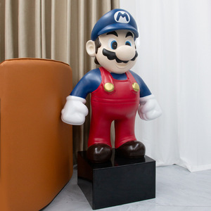Tirelire de dessin animé moderne Art déco <span class=keywords><strong>Super</strong></span> <span class=keywords><strong>Mario</strong></span> <span class=keywords><strong>Bros</strong></span> <span class=keywords><strong>Figurine</strong></span> en résine Mobilier de bureau pour salon Arche Porche Home Furnish - Product Image 2