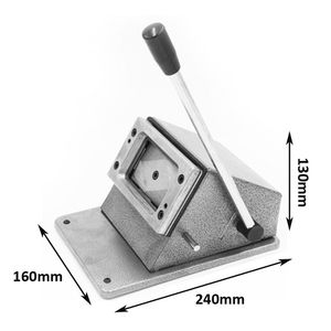 ID写真＆クレジットカードパンチ＆カッター手動ビジネスラウンドコーナー標準86*54mm PVCダイカットマシン - Product Image 5