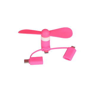 Hot Bán Xách Tay Mini 3 Trong 1 Điện Thoại Di Động <span class=keywords><strong>Fan</strong></span> Nhỏ Loại C Micro5p Làm Mát Người Hâm Mộ Cho iPhone Android Biểu Tượng Tùy Chỉnh Quà Tặng Khuyến Mãi - Product Image 3