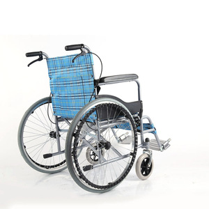 Manual Wheelchair 88x102x67 Cm Steel Frame With Brake And Adjustable <b>Backrest</b> For Daily Use - Product Image 2