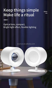 Led çift kafa duvar lambası dokunmatik kontrol uzaktan 360 dönebilir USB yeniden şarj edilebilir 3 renkler duvar işıkları kablosuz gece yatak odası lambaları - Product Image 5