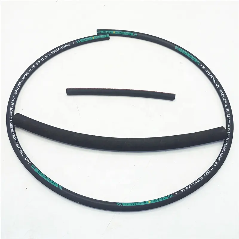 High Quality Raw Materials High Quality SAE 100 R6 AT Flexible Hydraulic Rubber Hose