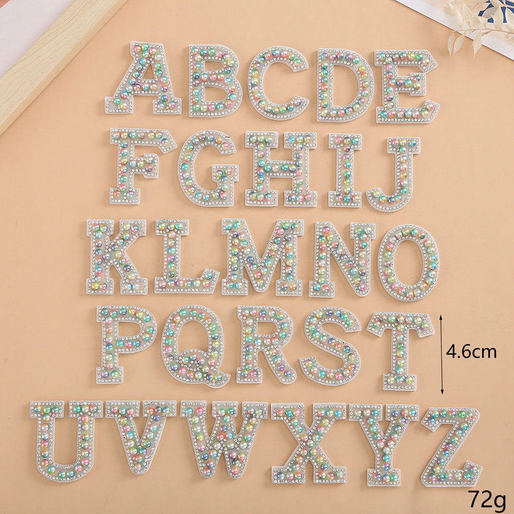 26 letter-green color