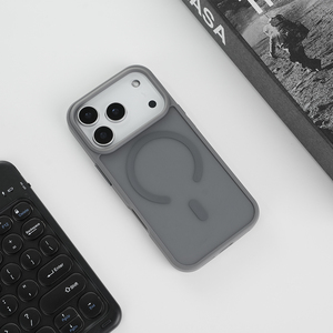 Étui magnétique antichoc en PC tendance pour peaux sensibles B260 pour iPhone 11~17 Pro Max et Samsung S21~S25 Ultra - Product Image 2