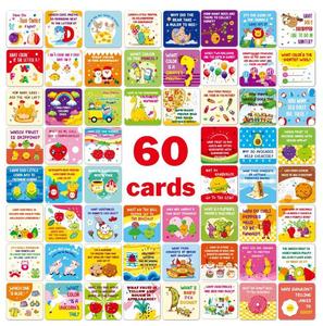 Fournitures scolaires : Nouvelle boîte à lunch carrée double face, cartes de <span class=keywords><strong>blagues</strong></span> sans duplicité, impression exquise pour l'écriture manuscrite des enfants - Product Image 1