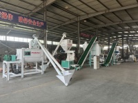 Planta Procesadora de Alimentos Completa Totalmente Automática de 1-2 Toneladas/Hora, Desde la Trituración Hasta el Empaquetado, para Aves de Corral y Ganado