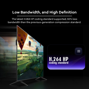 T310 HD hội nghị video thiết bị đầu cuối hệ thống hội nghị âm thanh điểm cuối H.323 SIP video conferencing codec - Product Image 6