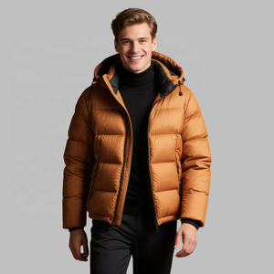 Veste Softshell Personnalisable Imperméable pour Homme, Style Biker, Décontractée, Type Baseball, en Duvet, avec Fermeture Éclair, à Capuche, pour l'Extérieur, Type Bomber, pour le <span class=keywords><strong>Ski</strong></span> - Product Image 1