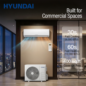 <span class=keywords><strong>Aire</strong></span> <span class=keywords><strong>Acondicionado</strong></span> Split <span class=keywords><strong>Inverter</strong></span> Mini HYUNDAI R32 T1 de <span class=keywords><strong>7000</strong></span> <span class=keywords><strong>Btu</strong></span>, 220v 50hz, para Hogar y Hotel, Refrigeración y Calefacción, Ahorro de Energía y Modo Silencioso - Product Image 1