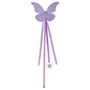 Varitas de Hada Princesa para Niñas, Varita Mágica de Cuero PU Rosa, Artículos para Fiestas de Cumpleaños, Accesorios Brillantes para Fiestas de Hadas - Product Image 4