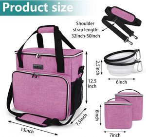 Échantillon Gratuit : Sacs de Transport pour Animaux de Compagnie, Ensembles de Voyage pour Chiens et Chats, Sac Fourre-tout Approuvé par les Compagnies Aériennes avec Poche Polyvalente - Product Image 2