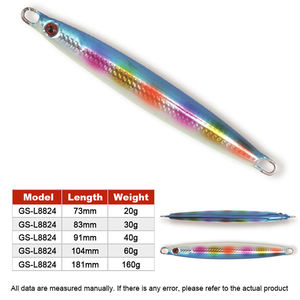 Señuelo de Pesca Jigging de Larga Distancia Major Metal Craft, 20g-160g, con Diseño Biónico Luminoso para Atraer Carpas en Ríos y Lagos - Product Image 2