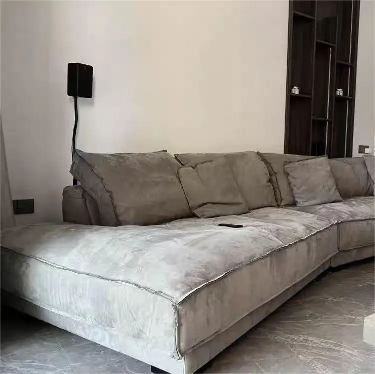 Hot Koop Creëren Moderne Italiaanse Sectionele Modulaire Technologie Doek Lederen Meubels Couch Woonkamer Sofa