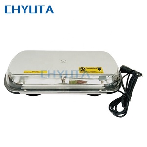 Lampe de toit d'urgence <span class=keywords><strong>44</strong></span> cm rouge bleu LED avertissement d'<span class=keywords><strong>ambulance</strong></span> Mini barre lumineuse avec magnétique pour véhicule camion chasse-neige lumière stroboscopique - Product Image 5
