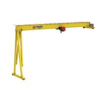 Grue semi-portique à double poutre à fréquence variable, usage intérieur/extérieur, pour usine de pierre