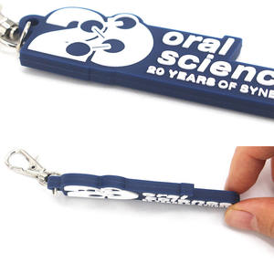 Porte-clés personnalisé en métal, design bébé, thème science buccale, forme irrégulière légère, cadeau d'affaires Synergy 20 ans - Product Image 3