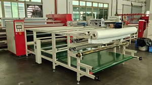 Quay Nhiệt Báo Chí Con lăn máy truyền nhiệt calandra thăng hoa máy in cho nhà dệt - Product Image 3
