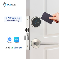 Cerradura Inteligente para Puerta con Tarjeta de Memoria, WiFi, SDK, Software Gratuito, M1 T57, Cerradura con Tarjeta Dividida, Cerradura para Puerta de Hotel con Huella Dactilar y Tarjeta de Memoria en la Nube