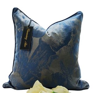 Funda de cojín rosa, <span class=keywords><strong>30x50</strong></span>, jacquard, estampado de peces, venta al por mayor - Product Image 1