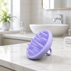 Soft Teeth Silicone Flower Shape Eco-friendly <b>Shampoo</b> Brush Anti for Ring Scalp Massager Portable Travel Hair Washing Scalp - Product Image 1