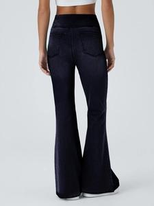 High <b>Waist</b> Skinny <b>Elastic</b> Straight <b>Jeans</b> Women Hip-Lifting Slimming Casual Breathable Summer Vintage Full-Length Denim - Product Image 4