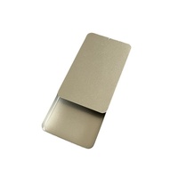 Boîte coulissante en fer blanc 167*103*20 avec clip crocodile magnétique, qualité alimentaire, pour chocolat, personnalisable