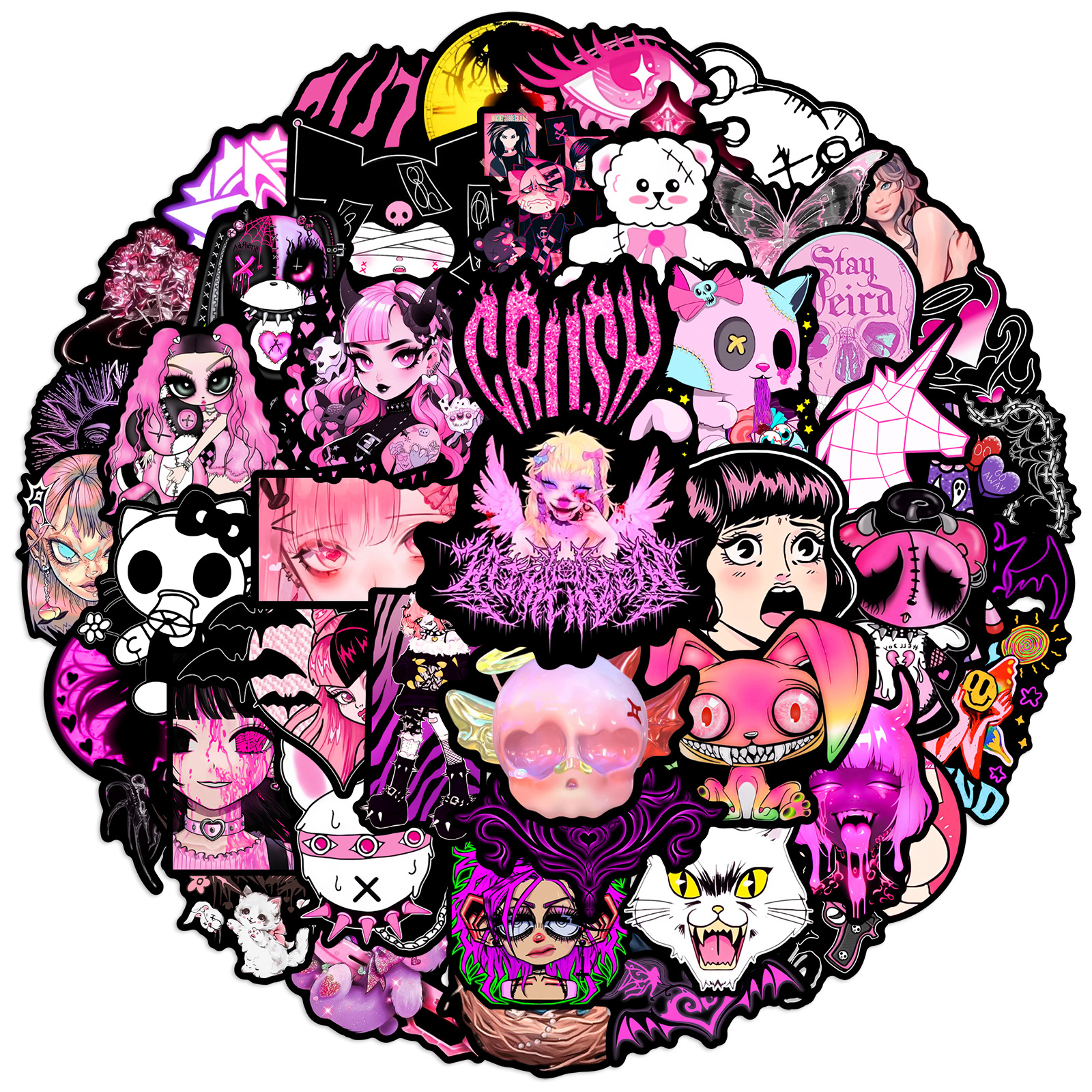 Pinkelephant Adesivo Skin Per Cellulare – Stile Gotico 'Misc1 Gothic5' – 42 X 70 Mm – Personalizza Il Tuo Telefono - 3