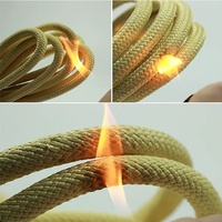 Corde en aramide ignifuge 6-40 mm 450 ° Corde ignifuge résistante aux hautes températures, de qualité industrielle