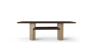 Table <span class=keywords><strong>à</strong></span> <span class=keywords><strong>manger</strong></span> <span class=keywords><strong>moderne</strong></span> personnalisée 8 10 12 places en bois massif Base en travertin pour <span class=keywords><strong>salle</strong></span> <span class=keywords><strong>à</strong></span> <span class=keywords><strong>manger</strong></span> Appartement Restaurant Réception - Product Image 4