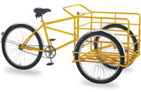 Bicicleta de Carga de Una Velocidad SKYLIKEDOME en Oferta, Triciclo de Carga Frontal con Frenos de Disco y Llantas de Aleación de Aluminio para Transporte de Mercancías