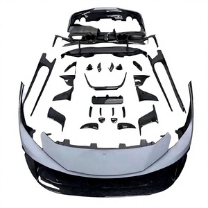 Para Ferrari F430, Modificación Estilo Harman; Kits de Carrocería de Fibra de Carbono para Autos, Faldones Laterales, Alerón Delantero, Alerón Trasero - Product Image 1