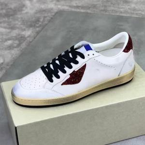 Chaussures de marche légères et tendance pour hommes, en cuir véritable de designer, blanches, en duvet d'oie, antidérapantes, confortables, à lacets - Product Image 1