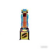 Machine de jeu d'arcade Hercules Hammer Strength Test, à monnayeur, jeu de frappe au marteau, avec système de récompense, pour usage domestique, en alliage d'aluminium, 20kg+