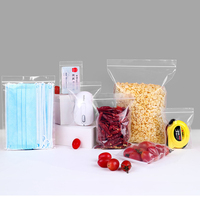 Sacs en plastique transparents auto-scellants à fermeture éclair 4*6/5*7/6*8/7 * * 10cm sacs à fermeture éclair transparents pour sac d'emballage de bijoux