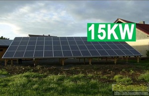 Kit d'énergie solaire hybride pour usage domestique Smart App 12KW 15KW 30KW - Product Image 4