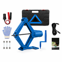 Cric électrique professionnel 5000 kg, 12 V CC, 120 W, portable, hauteur 45 cm, élévateur de véhicule automatique pour SUV et berlines lourdes, kit